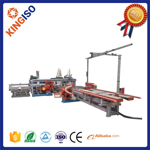 KIMJ-4X8 PLC Control Woodworking Automatic edge trimming machine