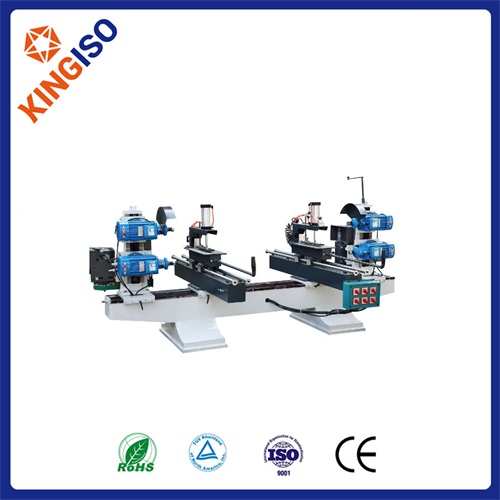 MJK-4S Wood Cutting Machines Double End Saw With Vertical Spindle